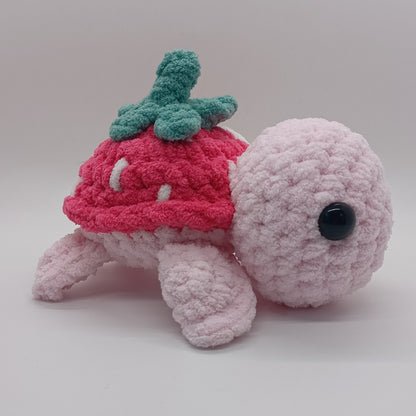 Small Strawberry Sea Turtle Plush