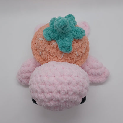 Small Strawberry Sea Turtle Plush