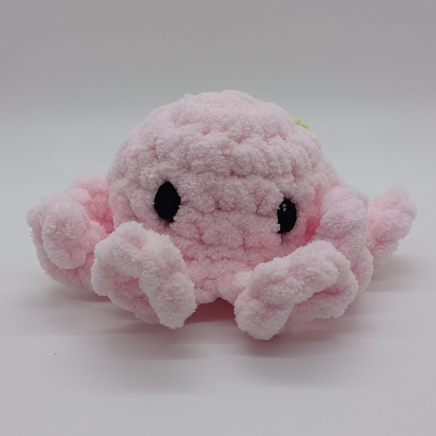 Mini Octopus Plush With Yarn Eyes